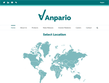 Tablet Screenshot of anpario.com